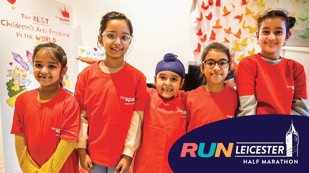 Inspired by #LondonMarathon? We are fundraising for The Spark Festival 2023 at #RunLeicester Half Marathon & 10K. 👉Donate at bit.ly/3fv6Gql 🏃or sign up to join our amazing runners thesparkarts.co.uk/leicester-half… Every child deserves to have access to extraordinary arts