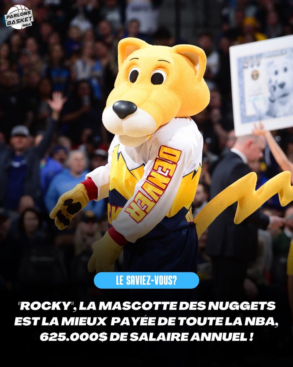 ParlonsNBA's tweet photo. Ça va très vite se reconvertir en mascotte NBA https://t.co/Z6u2QADGp1