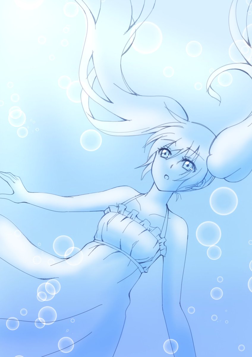初音ミク 「久しぶりに描いたミク 指で描くのは難しいね  #イラスト」|くれはのイラスト