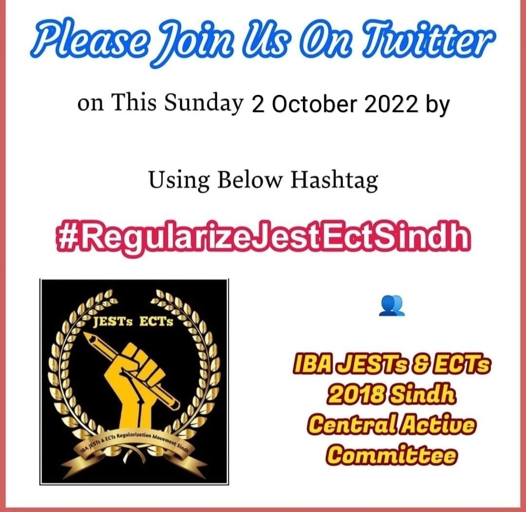 Sindhu_khoso's tweet photo. #RegularizeJestEctSindh https://t.co/WwZkMji6og