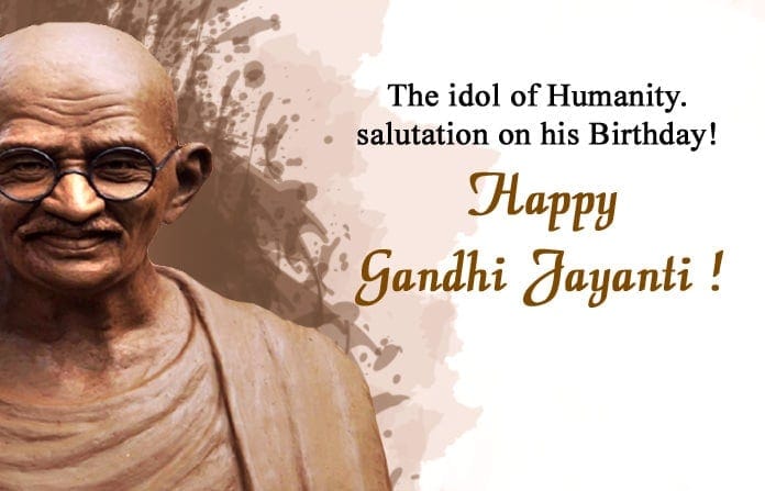 Happy Gandhi Jayanthi, May the spirit of truth and non-violence be with us. #gandhijayanti #gandhiquotes