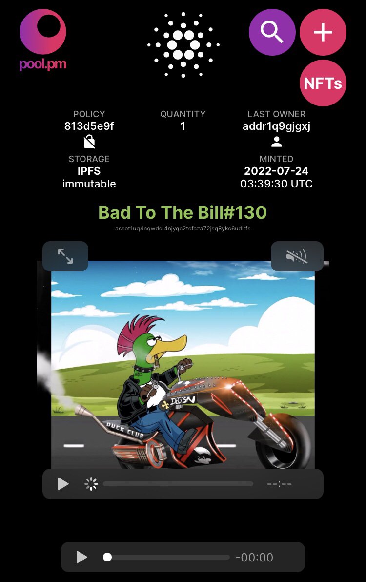 #CNFTGiveaway! 🦆🏍️

Thanks to our friends at <a href="/Degen_Duck_Club/">Degen Ducks</a> we're giving away this BAD TO THE BILL badass! 

☑️LIKE / RT
☑️Follow us, <a href="/Degen_Duck_Club/">Degen Ducks</a>, @XRaceNFT 
☑️Tag some friends
We'll draw in 48 hours.🧙‍♂️

#Cardano #NFT #CNFT #ADA #DEGEN