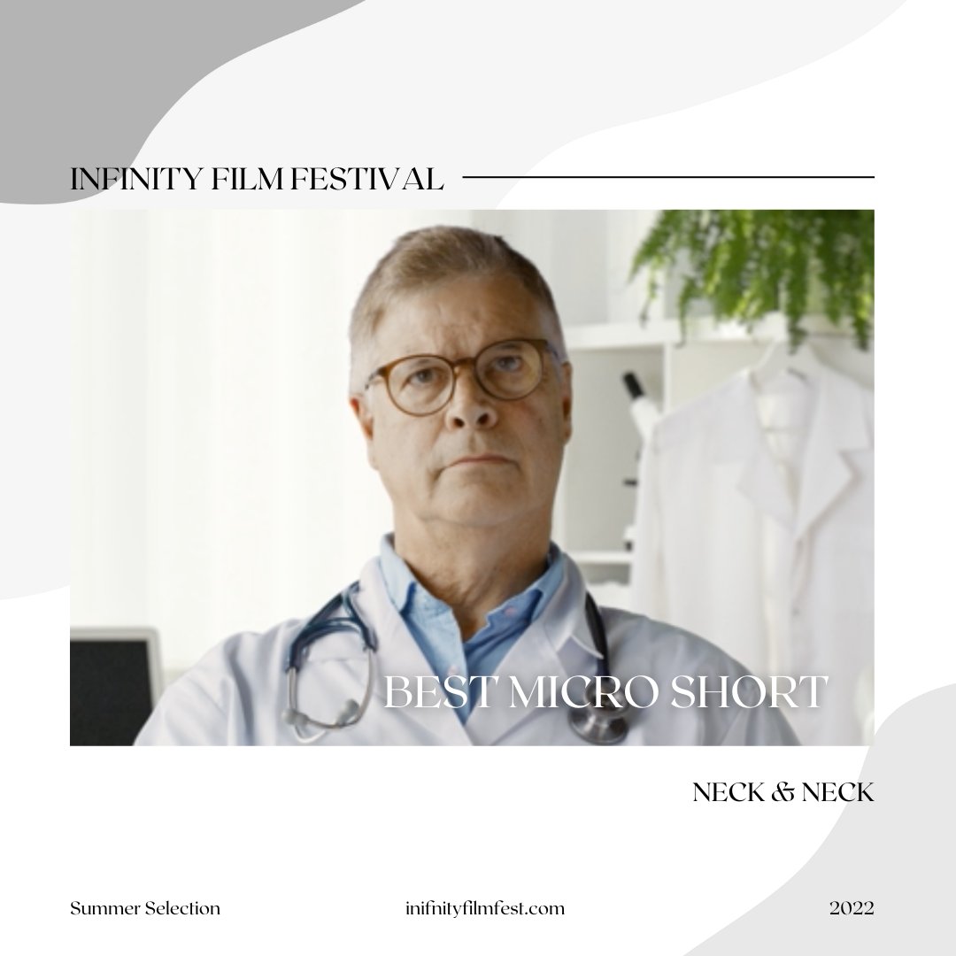 Congratulations to our Best Micro Short winner 'Neck &amp; Neck'.

Grab your free ticket to see all this months films at the link in bio.

#film #shortfilm #filmfestival #filmawards #microshort