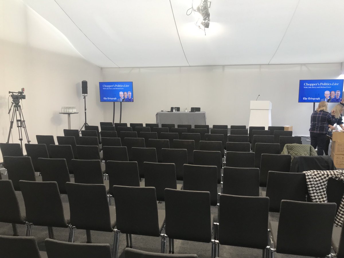 Ready for Chopper’s Politics podcast - LIVE featuring ⁦<a href="/michaelgove/">Michael Gove</a>⁩ and ⁦<a href="/JakeBerry/">Sir Jake Berry</a>⁩ from 1pm. Streamed live on the ⁦<a href="/Telegraph/">The Telegraph</a>⁩’s website and available later on ⁦<a href="/SpotifyUK/">Spotify UK & Ireland</a>⁩ etc ⁦<a href="/ChoppersPodcast/">Chopper's Politics</a>⁩