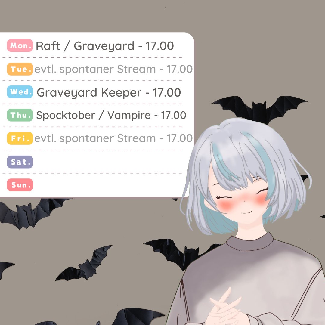 Streamplan für nächste Woche 🥳