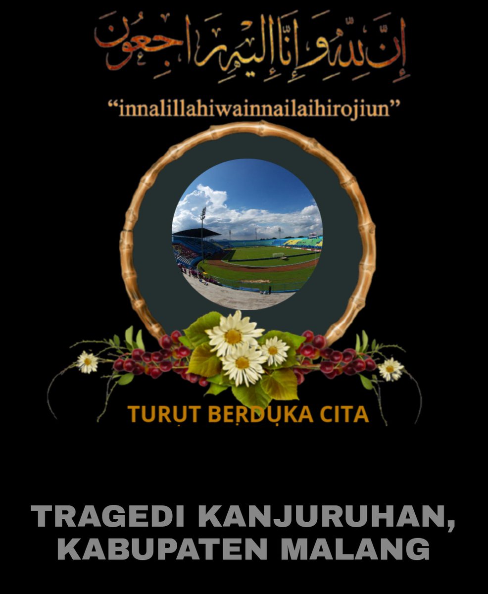 Turut berdukacita kepada korban di Kanjuruhan malang 🙏