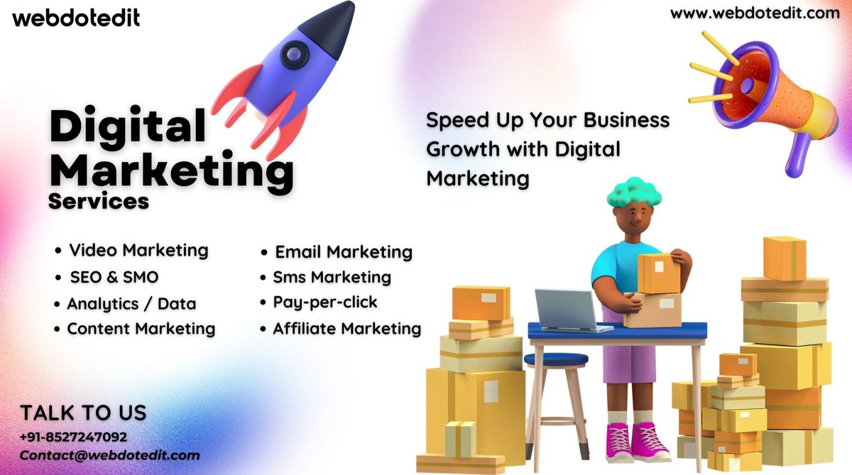 webdotedit's tweet image. Digital Marketing Services we provide:

webdotedit.com/content-writin…

#seo #digitalmarketing #marketing #socialmediamarketing #socialmedia #webdesign #branding #business #onlinemarketing #contentmarketing #website #marketingdigital #searchengineoptimization #google #ecommerce