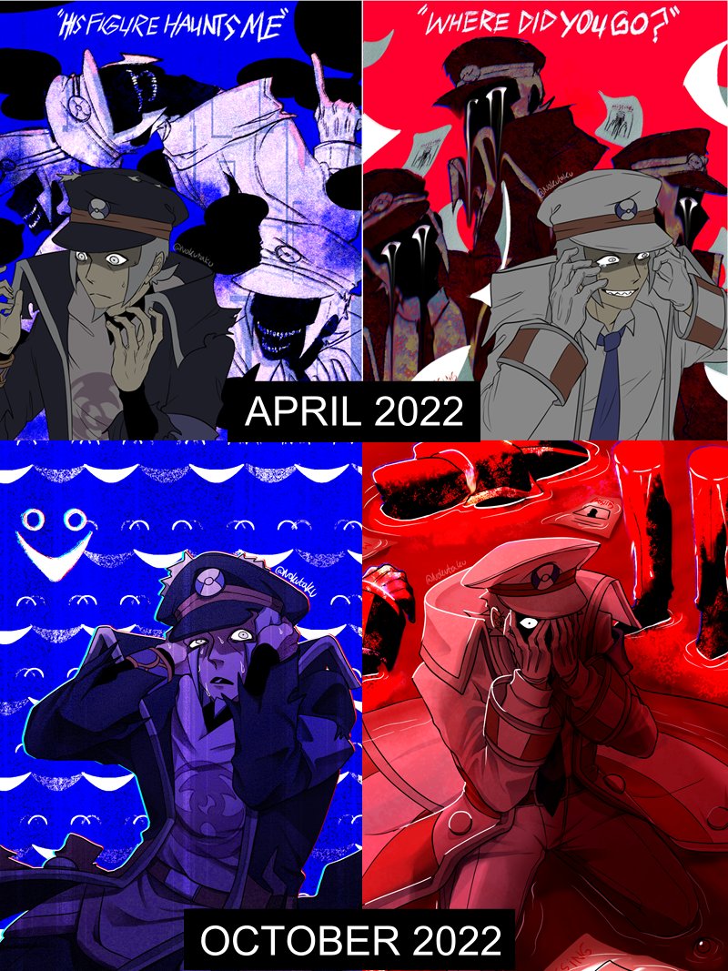 Nokutaku's tweet photo. ⚠Eyestrain warning⚠
A redraw from my old art back in april, and i can say im a little proud of myself.

#submas https://t.co/ongCwXlzpz