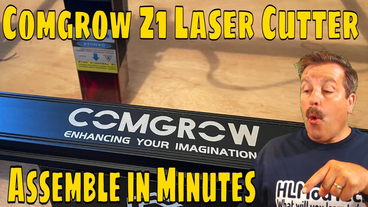 HLtinkercad's tweet image. The Comgrow Z1 laser arrived yesterday. Assembly was as slick as can be. 💯🔥 First cut video coming soon!

Watch Now: youtu.be/21Wsw26S4ZA

#Comgrow #laser