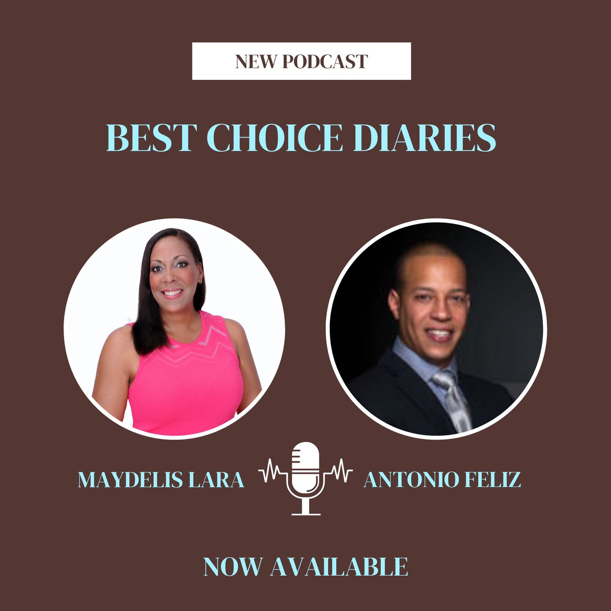 LaraMaydelis's tweet photo. Check out our new podcast, “Best Choice Diaries”
Available on Apple Podcast, Spotify and YouTube!! https://t.co/vBI2xdwAzT