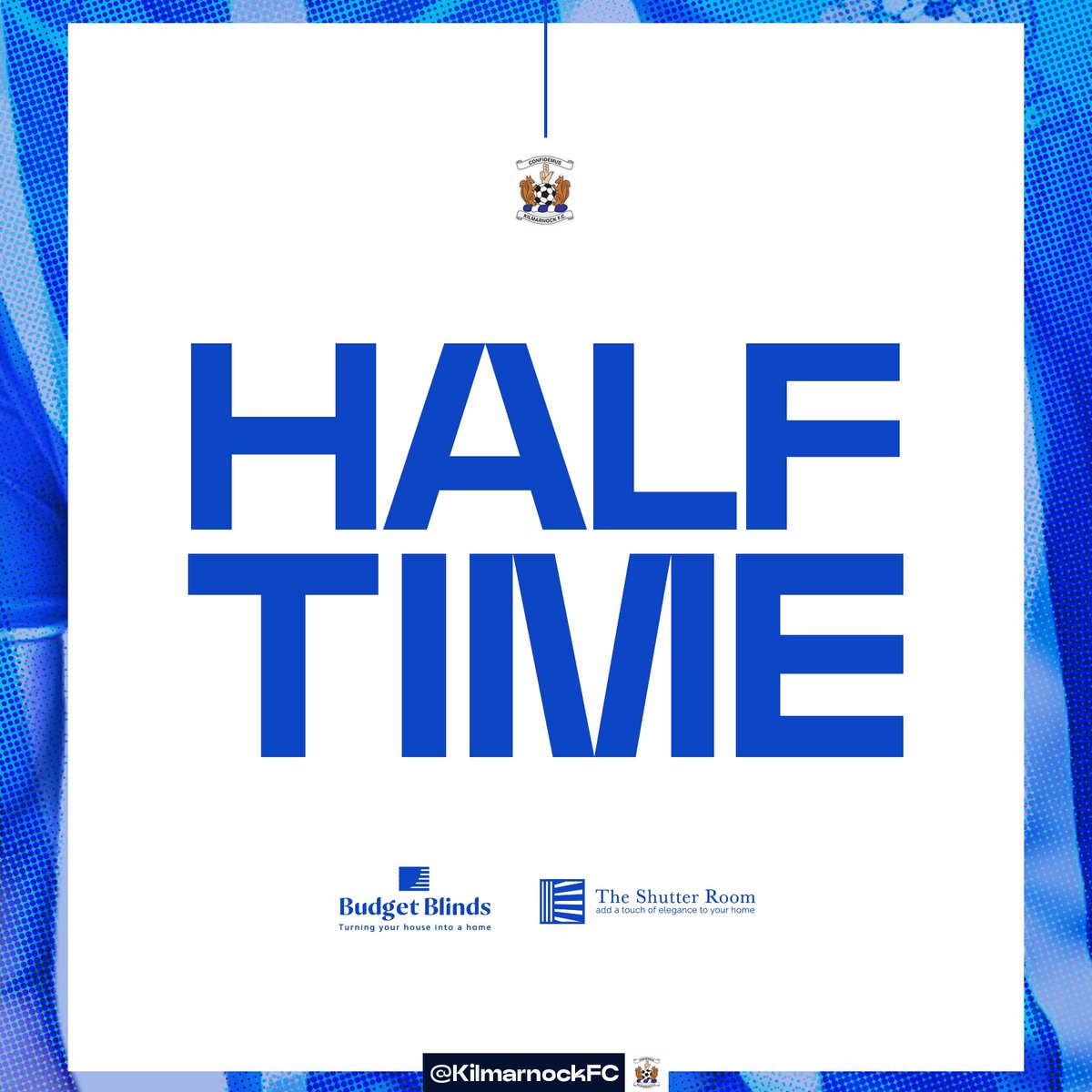KilmarnockWFC's tweet photo. HT| 🔵Kilmarnock 1-0 Gartcairn🔴
Our momentum is halted with the halftime whistle after Kirsty O’Brien nodded home from a brilliant Abby Robinson cross in the 34th minute.
#SWPLCup #SkySportsCup https://t.co/6yQmSpG8IP