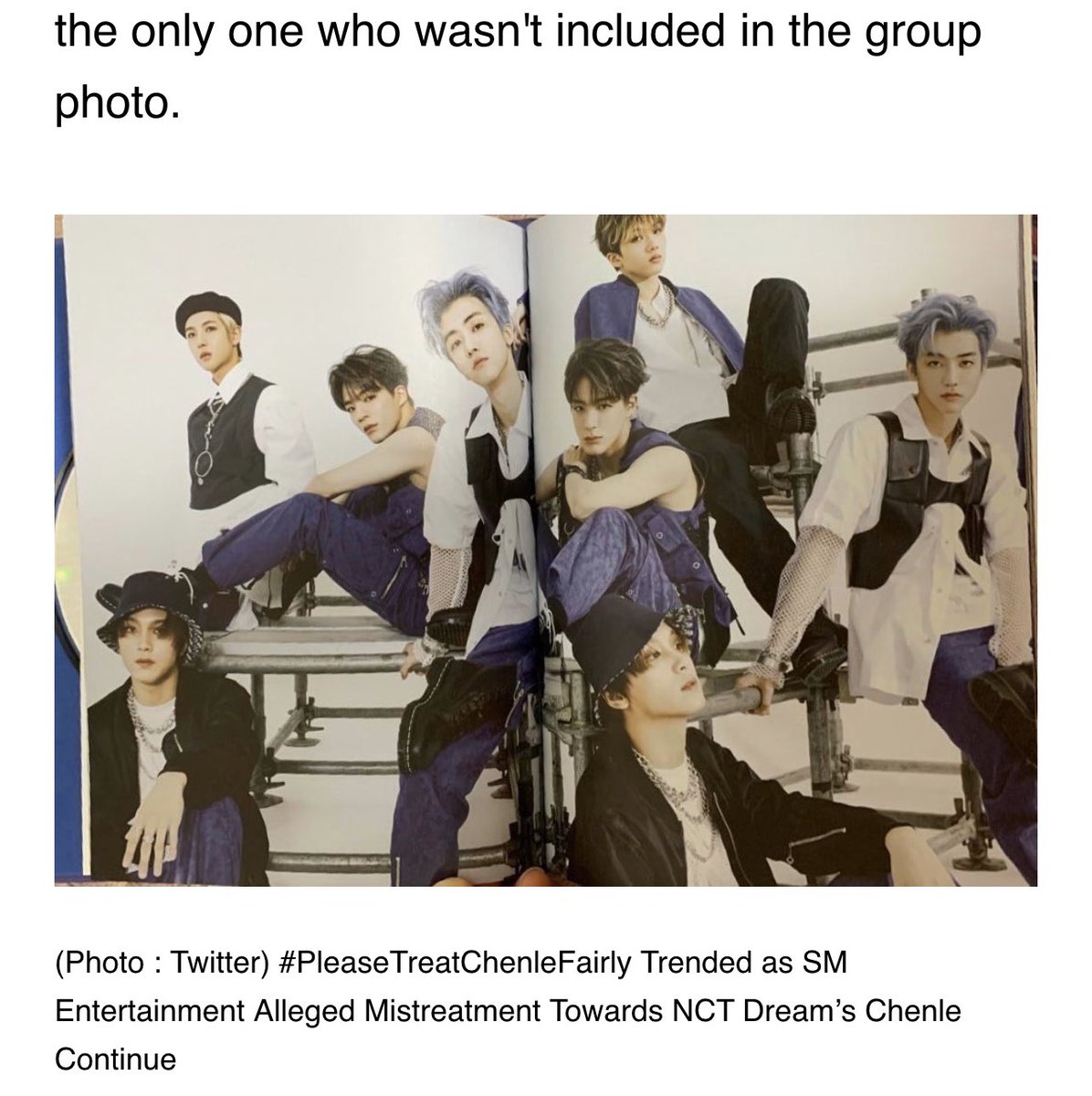 Sommungchism's tweet photo. You can understock beatbox so it doesnt meet the 1M sales on first week (PREORDERS WERE MORE THAN A MILLION) and crop chenle out of photobook yet no apologies okkkkkkkaaaaaaaay! https://t.co/lKyAINWd0n