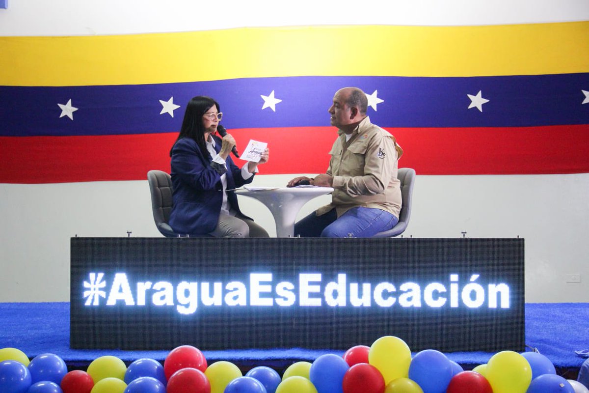Los Medios Comunitarios de Aragua  presentes en la transmisión del programa Yo Soy Aragua con nuestra Gobernadora <a href="/Soykarinacarpio/">Karina Carpio</a> #AraguaEsEducación #AraguaEsEducación