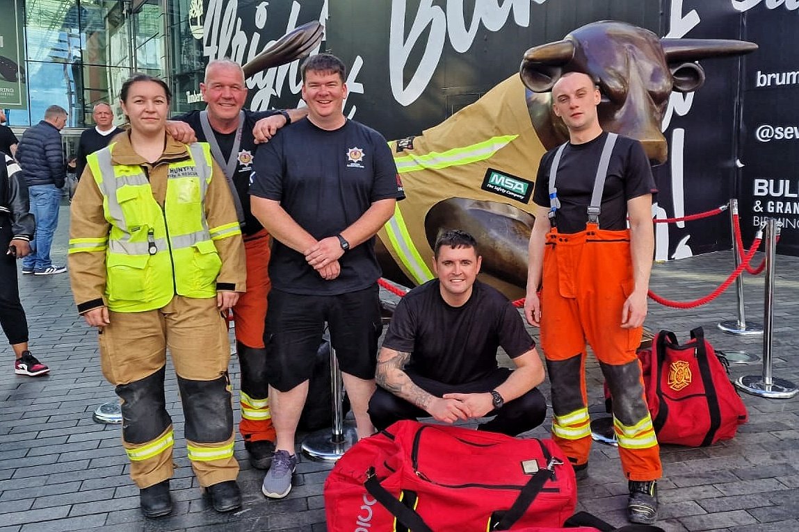 huntly_fire's tweet photo. Three firefighters from Huntly along with three from Dyce, took part in this years UKRO (United Kingdom Rescue Organisation) competition in Birmingham taking part in Extrication and Trauma. Overall we did extremely well and were proud to be the only Scottish team competing. 🏴󠁧󠁢󠁳󠁣󠁴󠁿🇺🇦 https://t.co/IeAVkxpfTe