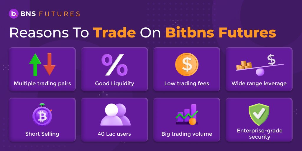 BitbnsFutures's tweet photo. Reasons to trade on #BitbnsFutures https://t.co/GwxVN53LmX
