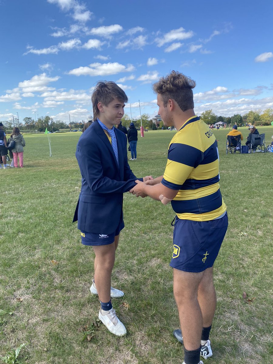 Moeller Rugby is all about the business. Going live on Instagram for our next match around 2 o’clock