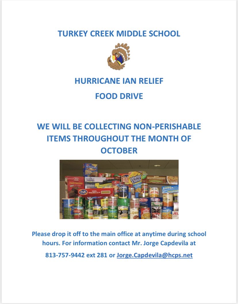Turkey Creek MS on Twitter "Anything helps! https//t.co/abvKi0NeQB