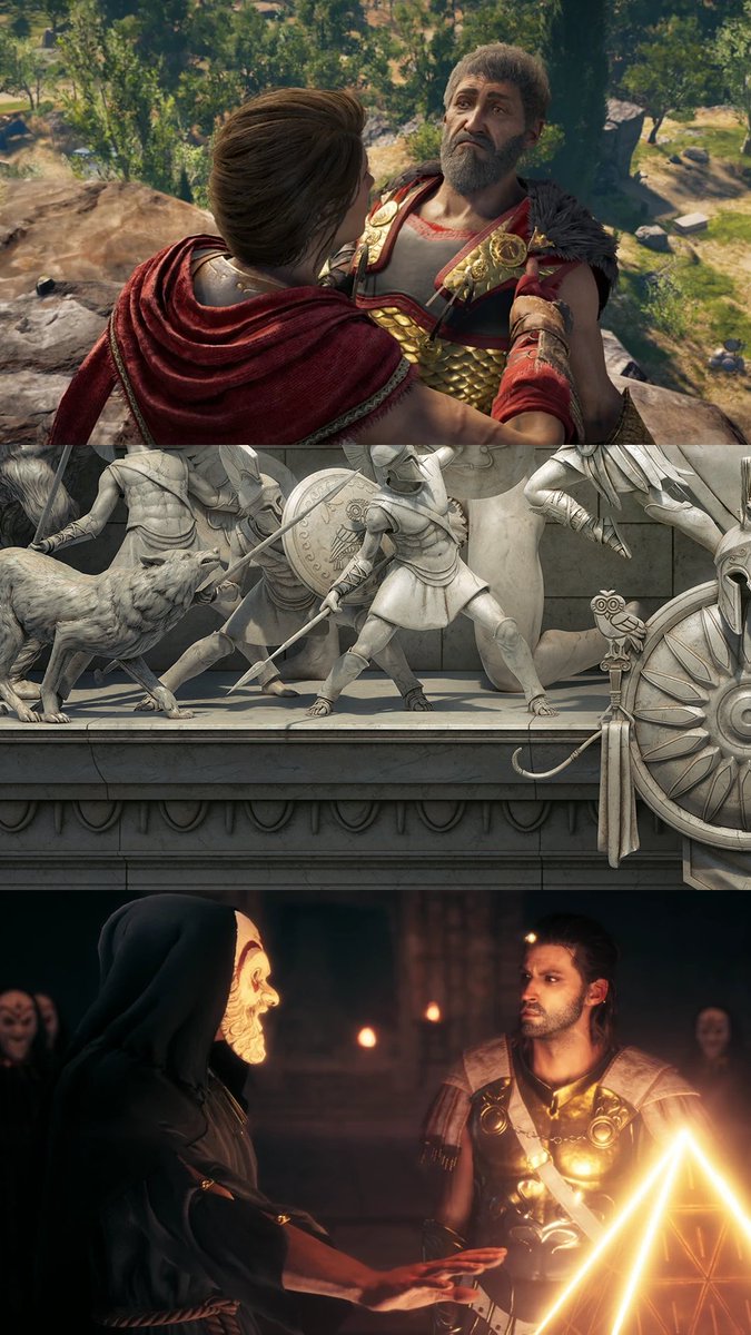 assassinscreed's tweet photo. Four years ago, we embarked on an epic journey across Ancient Greece in the Odyssey of a life-time.

Happy Birthday, AC Odyssey! (Open for a surprise 👀). #AssassinsCreed https://t.co/XOeoDeLi54