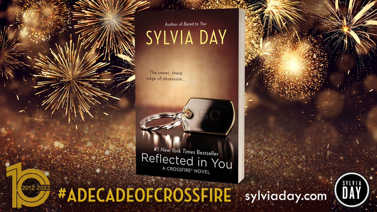 SylDay's tweet photo. Today is #ReflectedInYou's Tin Anniversary! I'm so grateful Gideon and Eva came into my life and brought so many of you with them. What a joy it's been! ♥️ Thank you.
🍾 https://t.co/2fahoUVPjQ 🥂
#ADecadeOfCrossfire
#BookTwitter https://t.co/EWHinxnDV5