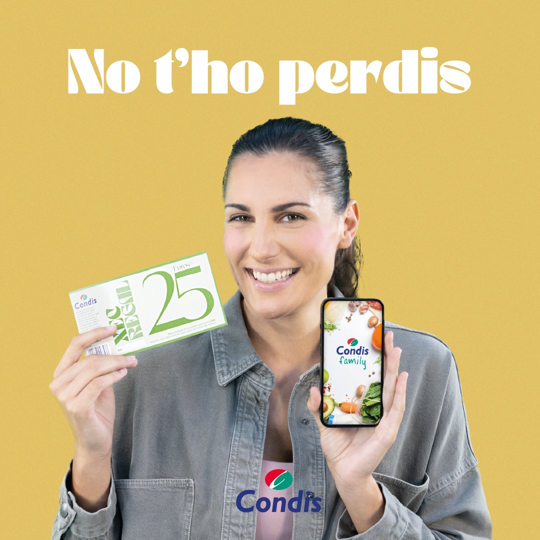 Condislife's tweet photo. Aprofita l'aniversari! #condisambtu #aniversaricondis #gràciesatu #appcondisfamily https://t.co/tM0kRSVevj