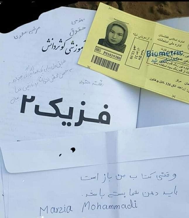 Adela_Sharifi's tweet photo. برای مرضیه!
«وقتی کتابِ من باز است، باید دهنِ شما بسته باشد» 
#StopHazaraGenocide https://t.co/A8ueZgy4n9