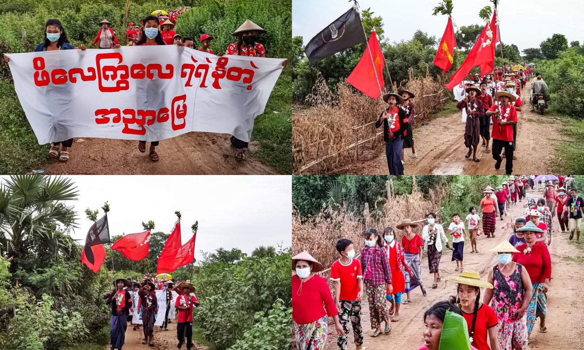 ActivistLittle's tweet photo. Anti-coup revolutionary strike in somewhere in Sagaing region.

Photo: CJ

#2022Oct2Coup #WarCrimesOfJunta #WhatsHappeningInMyanmar https://t.co/Ss1V3mZXR0