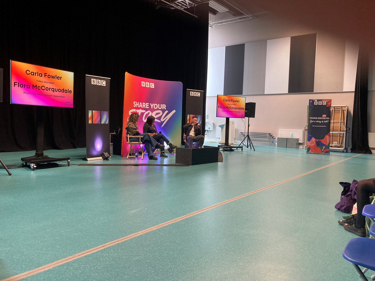 Thank you to the BBC who came in to speak with year 8 and 9 as part of the “BBC 100: Share you Story.” It was to hear about different jobs and life experiences.