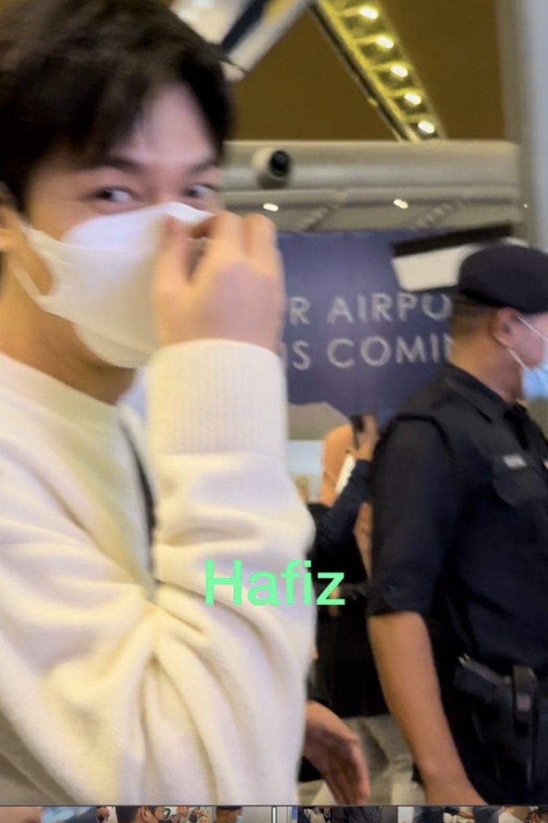 I think i proud to be his fanboy thank u for noticed me and see u again👋🏻✌️#LeeMinHo
