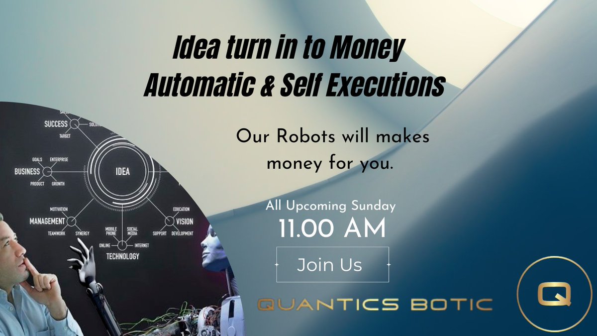 QuanticsL's tweet photo. We built a system., where you can Makes money by the AI 

#science #robots #coder #artificialintelligenceai #cybersecurity #java #javascript #future #digital #datavisualization #neuralnetworks #blockchain #digitalmarketing #raspberrypi #electronics #webdevelopment #marketing https://t.co/rn8iKtjszt