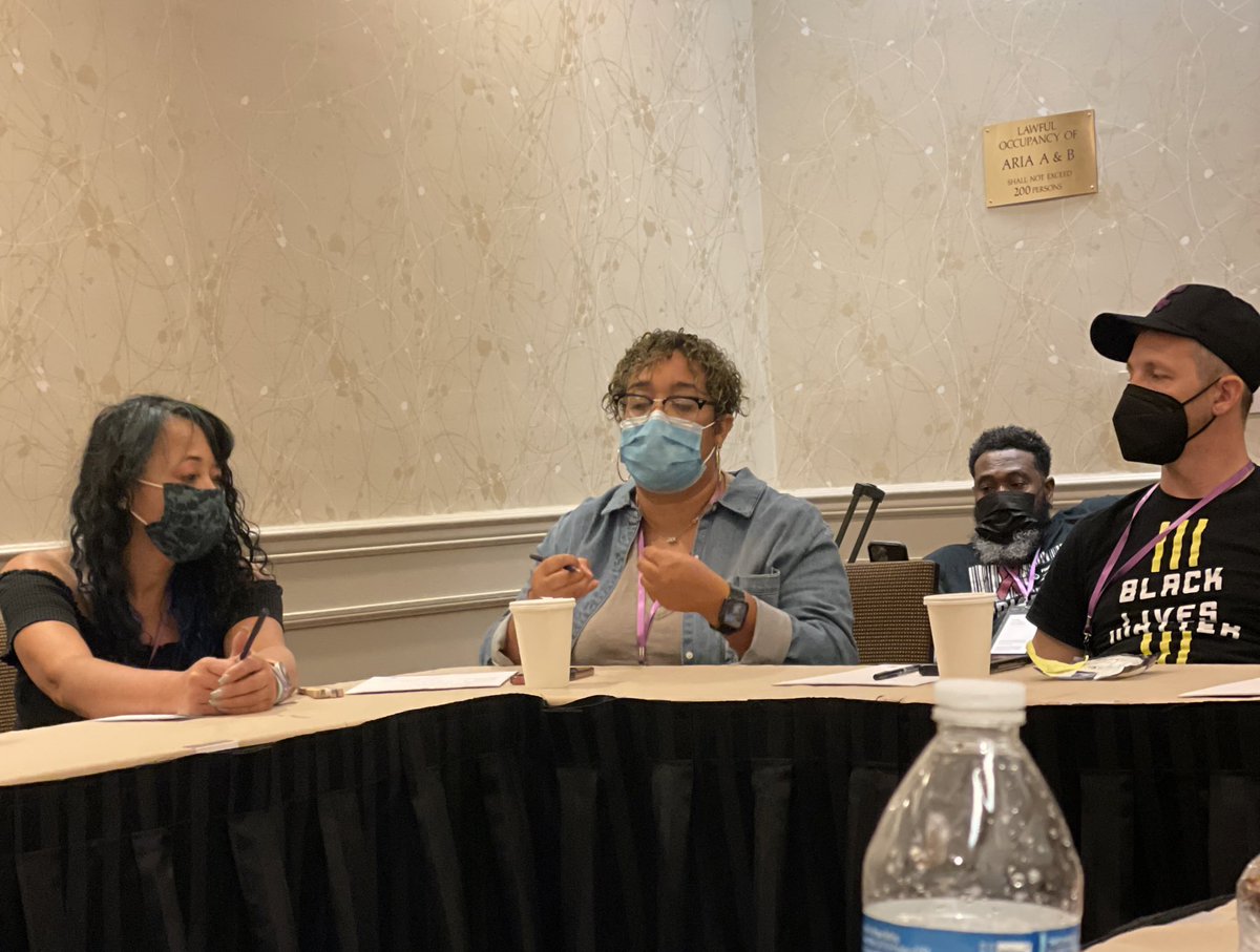 Powerful words in the DEAI (#DEI #accessibility) session this morning.

#IBD advocate Brooke shares to not treat people’s backgrounds and experiences as “lifestyles”- these are our lives*.

#healthevoices22 #patients #advocacy