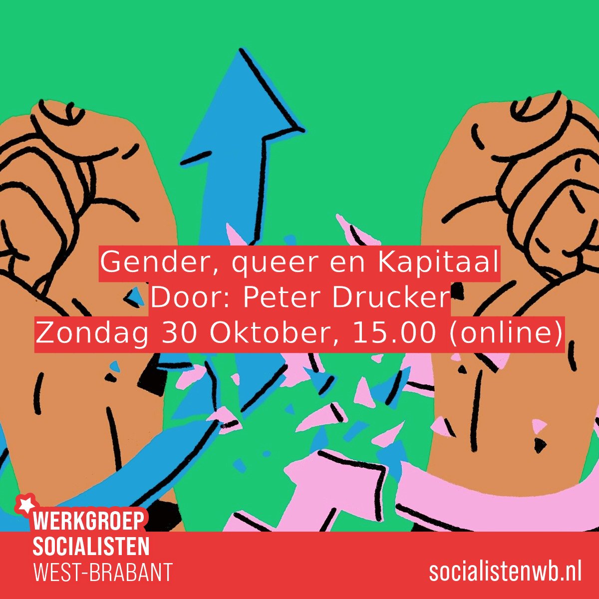 Socialisten West-Brabant organiseert zondag 30 oktober een digitale discussie bijeenkomst over Gender, Queer en Kapitaal. Deze is online te bezichtigen. Lees het hier ✊🚩

socialistenwestbrabant.nl/blog/2022/10/0…