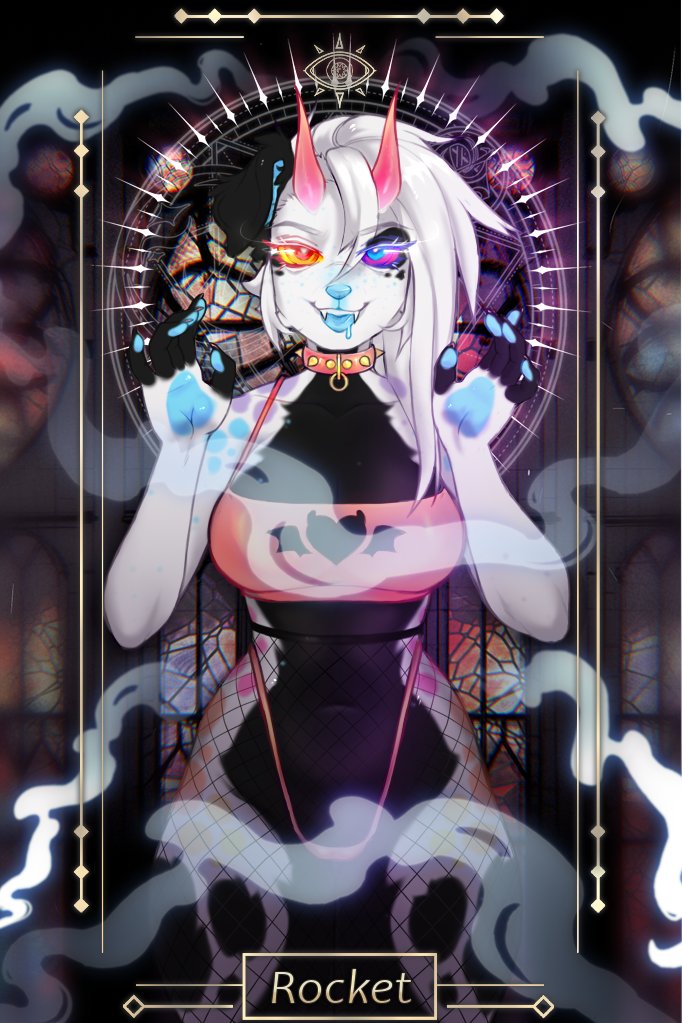 Made with <a href="/SuperHensa/">Hensa @hensa.bsky.social</a>'s latest tarot base. I enjoyed fettling with this base and did my own edits/adds