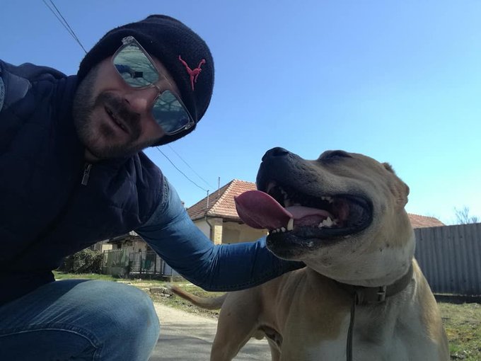 Ahwwwww egy hű t&aacute;rsam 💯💯💯💯😍😘 https://t.co/52WepDTAso