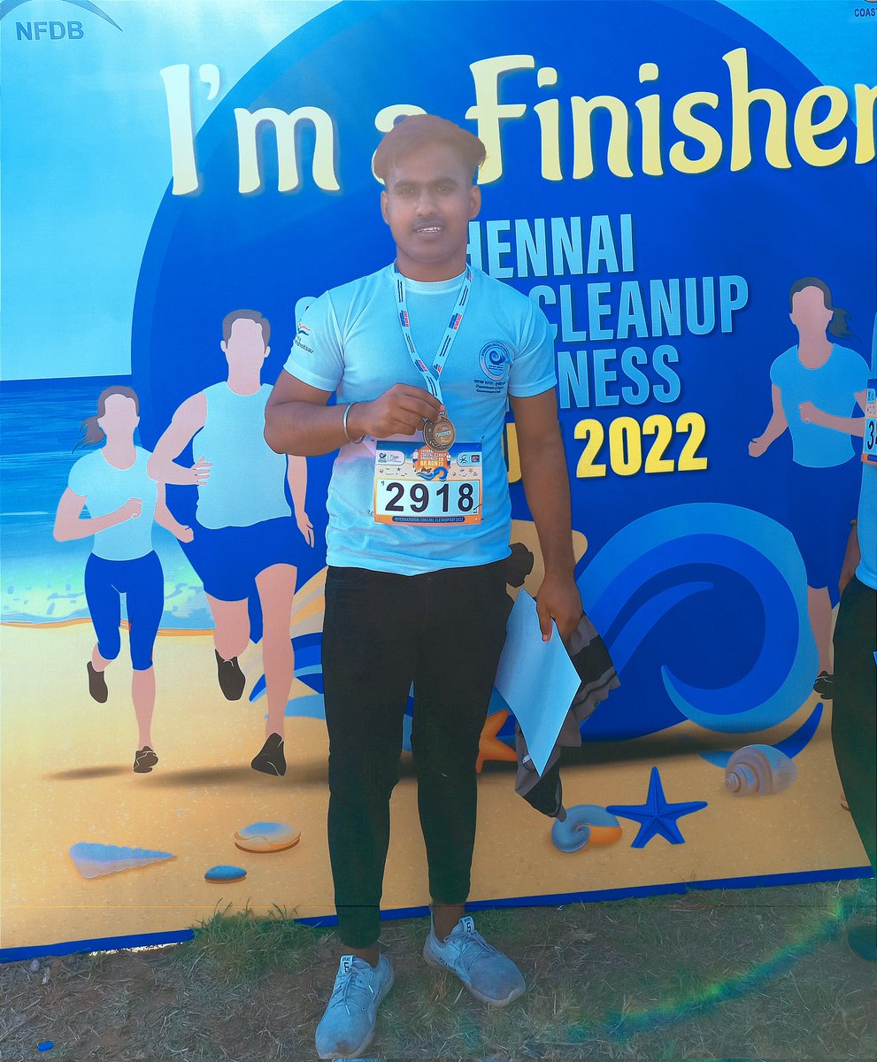 SanjitKumar49's tweet photo. I finished my run in 32min.runing duration is 6km. #avit #chennai  #coastalcleanup #2022batch #students https://t.co/RCjnS8aamr