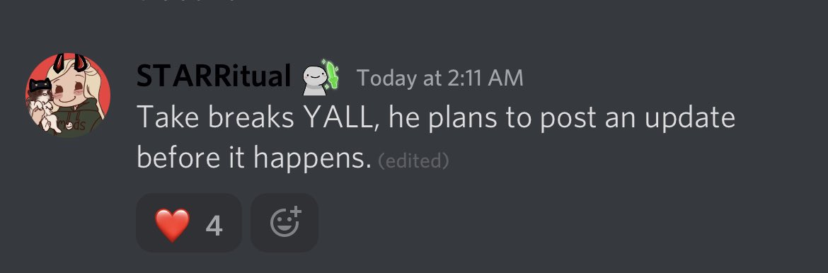 DRMSIIMP's tweet image. dreams discord mod said this !!
