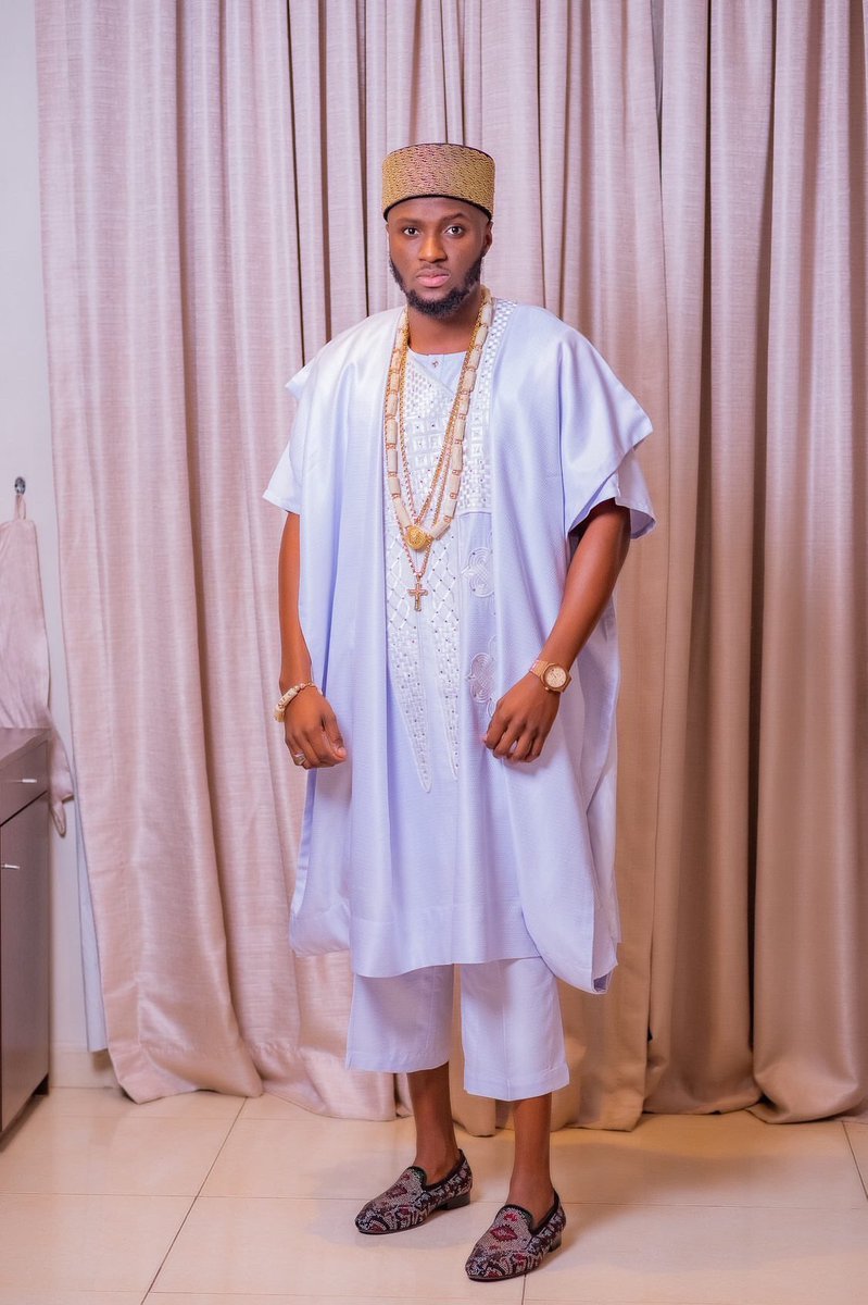 giddy_fia's tweet photo. Agba baller A.K.A Daddy won 😁#GIDDYFIA  #BBNaija #BBNaijaS7  Fit: @lookslikeagoodman
Bead &amp; cap @bb_beauty_craft https://t.co/9lWL2t23kg