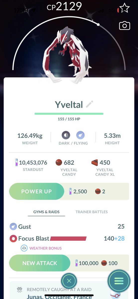 aPokespokes's tweet photo. Thank you for inviting me to my 6000th Legendary raid @Marieb1007 ๐ฅฐโค๏ธ and it was a shiny too! ๐๐ฅณ
Next up; 6666 ๐ช๐ป๐คฉ
#PoGO #PokemonGO #PokemonGORaids #PokemonGoFriends #ShinyPokemon #ShinyCheck #BattleLegend #SixThousandRaids #Milestone https://t.co/Su5Hb5CQ37