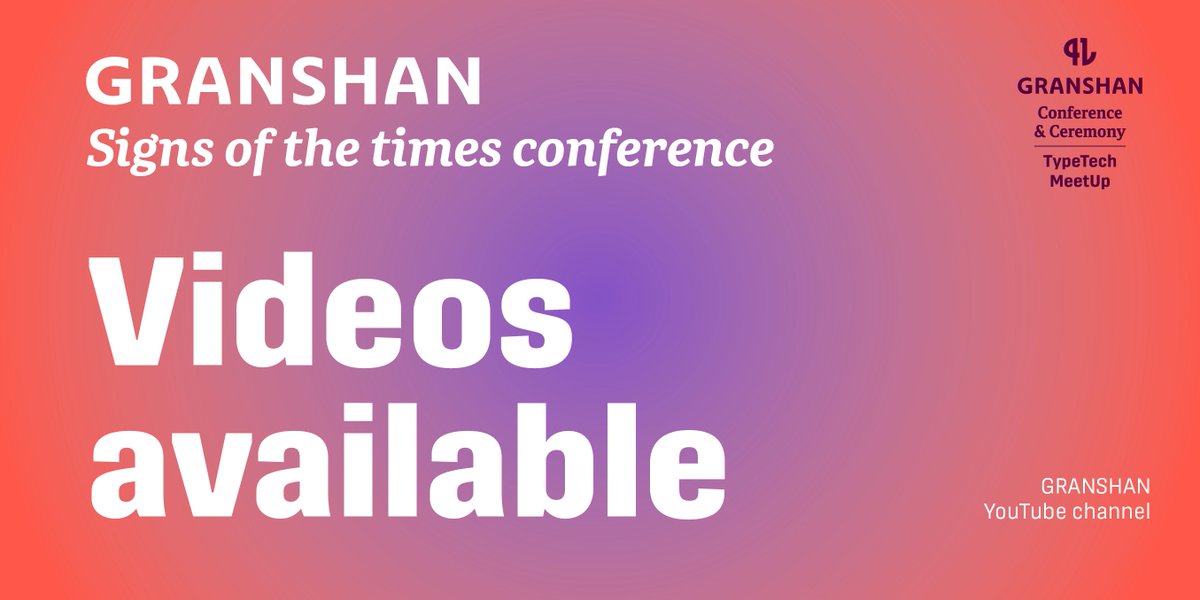 GranshanConf's tweet image. Did you miss our GRANSHAN conference in May? No worries, now you can watch all the talks from Friday on our Youtube chanel (Saturday&apos;s talks coming very soon). 
youtube.com/playlist?list=…