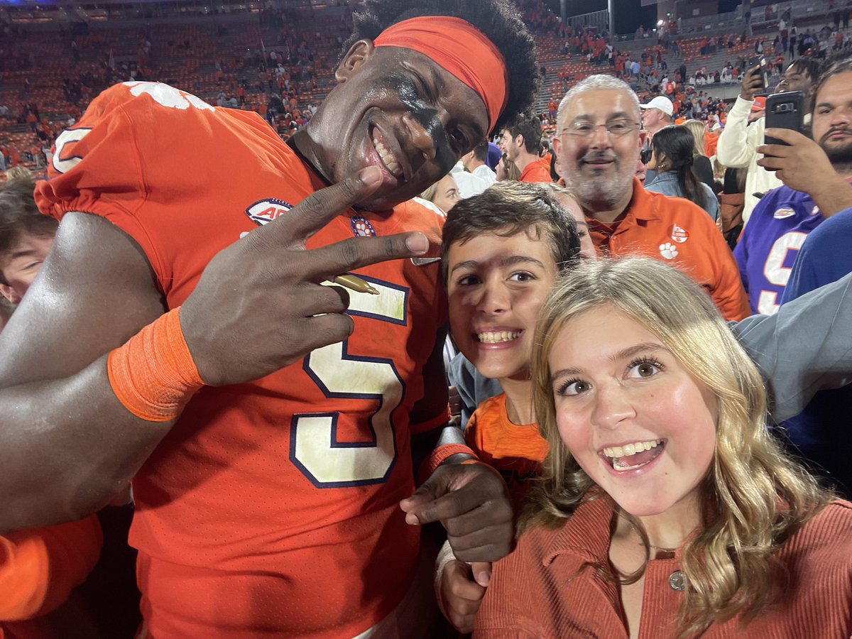 Thanks <a href="/thekjhenry/">KJ Henry</a> for always taking time with fans. My daughter and son were flying high from you interacting with them last night. Your personality and leadership is contagious!  Keep being you!