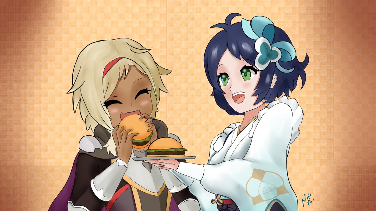 Nineflow4's tweet image. Mitsuba serving up a new recipe for Patia!

I delayed this art a bit so it would first appear in @tcdoesstuff's DL EoS video, please check out that video at youtu.be/3vY6S0MrBzg, it's full of amazing art! 

#dragalialost #VioRhyseAlberia