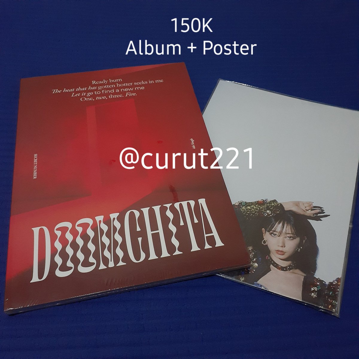 Curut221's tweet photo. WTS Album Doomchita Secret Number
Sealed Album, folded poster 150K
Unsealed, pola, message card 50K
Jakarta
Oren/Ijo https://t.co/A7rARJTL8R