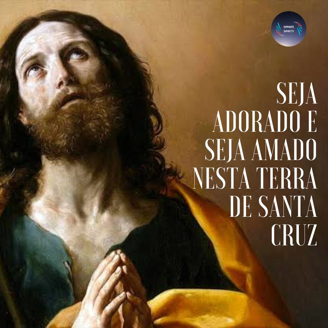 omnes_sancti's tweet photo. "Seja adorado e seja amado
Nesta terra de Santa Cruz."

#omnessancti #brasil #jesuscristo #cristoadorado #cristoamado #terradesantacruz #cristo #jesus https://t.co/88LSosJlJe