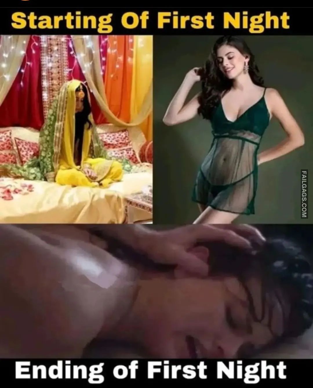 failgags on X: Starting Of First Night Adult Indian Memes funny memes  comedy fail jokes fun fail meme hehe lol t.coOocoYCoXi2   X