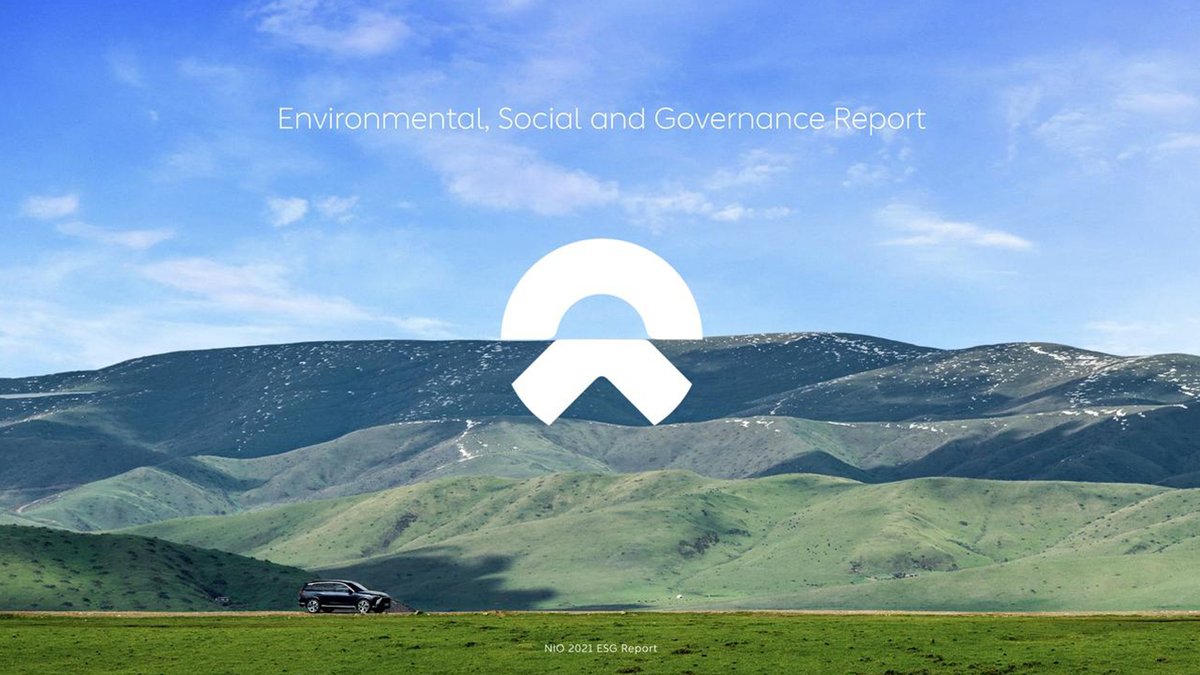 #NIO hat seinen Environmental-, Social- und Governance-Bericht 2021 veröffentlicht. Er zeigt, wie NIO durch das ESG-Management zur globalen nachhaltigen Entwicklung beiträgt.

NIO treibt die Einführung smarter #EV weiter voran – für ihre Zukunftsvision #BlueSkyComing. 🌎