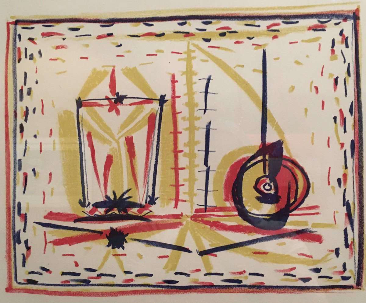 Sunday #Art #Picasso “Glass with Apple” 1946 Museo Casa Natal Picasso #museum #Malaga #Spain