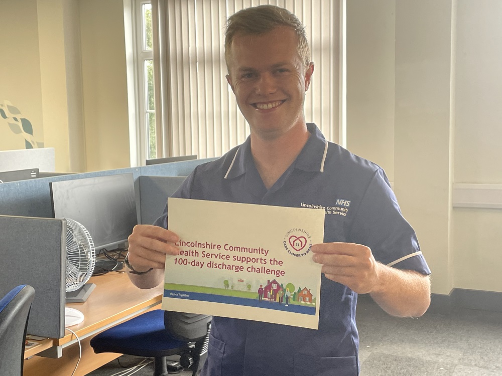 NHSLincsICB's tweet photo. Health and care partners across #Lincolnshire have joined forces to support the national #100DayDischargeChallenge! Find out more: https://t.co/d39oUEvfGa
#LincsTogether π #CareClosertoHome
@ULHT_News @LincsCommHealth @LincolnshireCC https://t.co/dsirCeMXfX