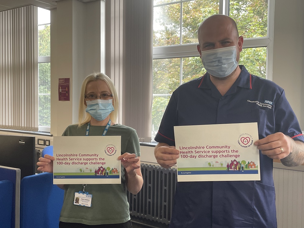 NHSLincsICB's tweet photo. Health and care partners across #Lincolnshire have joined forces to support the national #100DayDischargeChallenge! Find out more: https://t.co/d39oUEvfGa
#LincsTogether π #CareClosertoHome
@ULHT_News @LincsCommHealth @LincolnshireCC https://t.co/dsirCeMXfX