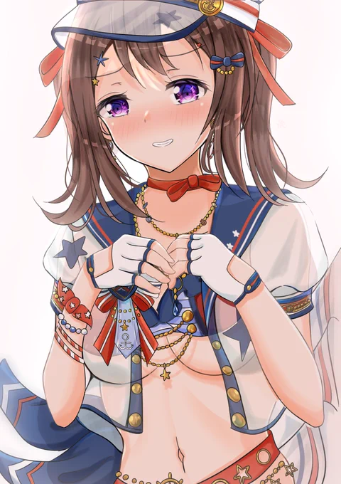 挑発してくる戸山香澄 