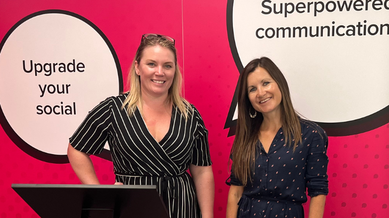 NlySocial's tweet photo. In today's episode of #BeyondtheHashtag, Natalie sits down with Klaire from the #KindnessConnection - a pedal-powered bakery that helps raise money for charities! #Corsham https://t.co/ZEdn7N65oP https://t.co/Yt19LA0lkn