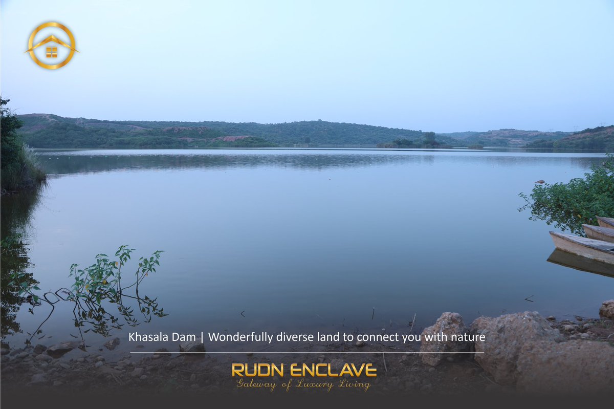 rudnofficial's tweet photo. Once you step into #RUDN Enclave, you will know what have you been missing out till yet! 
The Khasala #Dam envelopes a magnificent view and is a nature's gift for the residents.
#RUDNenclave #dam #khasaladam #residents #beauty #boating #fishing #ringroad #roi #noc #adyalaroad https://t.co/hSeIztqUCE